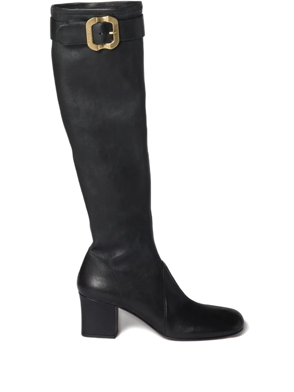 Miu Miu Buckle-Fastening Leather Boots | 41