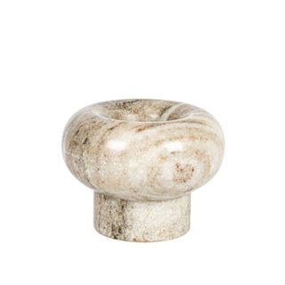 marble tea light rounded shape