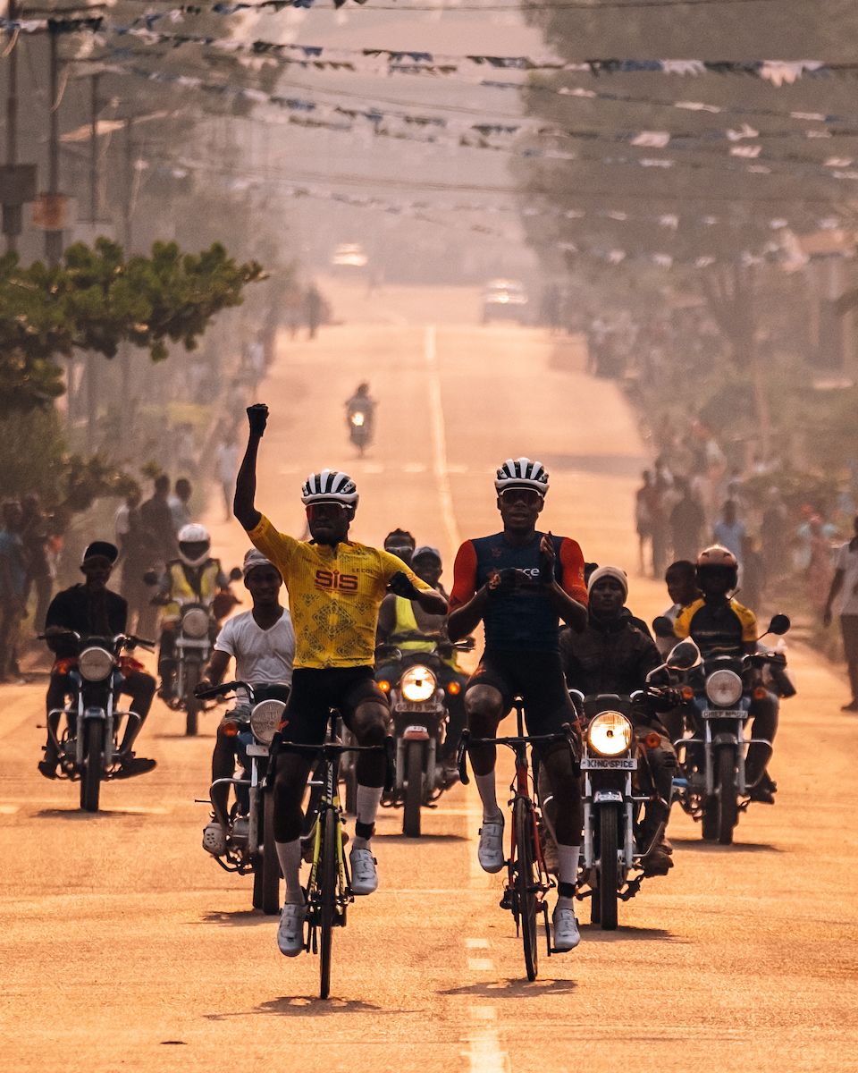 Picture by Oskar ScarsbrookSWpixcom 2630042023 Cycling SIS Science in Sport Tour de Lunsar 2023 Sierra Leone Africa