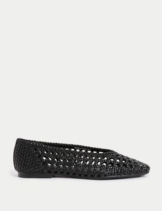 Woven Ballet Pumps