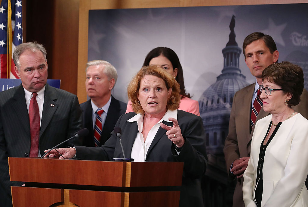 Sen. Heidi Heitkamp, headed to Trump's Cabinet?