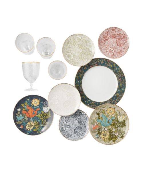 Cotswold 16-Piece Dinnerware & Glassware Set