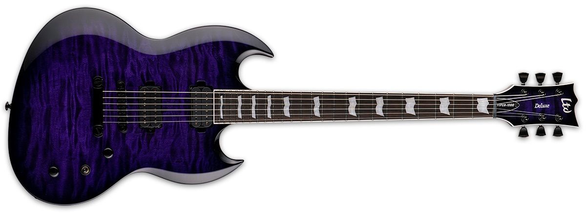 Viper-1000 See Thru Purple Sunburst