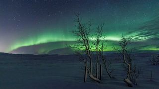 The main problem with seeing the northern lights is a lack of clear skies above the Arctic Circle. Image: Jamie Carter