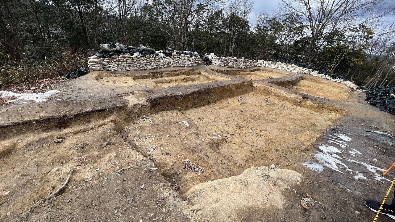 The ceremonial sword was found during the sixth season of archaeological excavations at the Tomio Maruyama burial mound, or kofun, in southern Japan's Nara City.