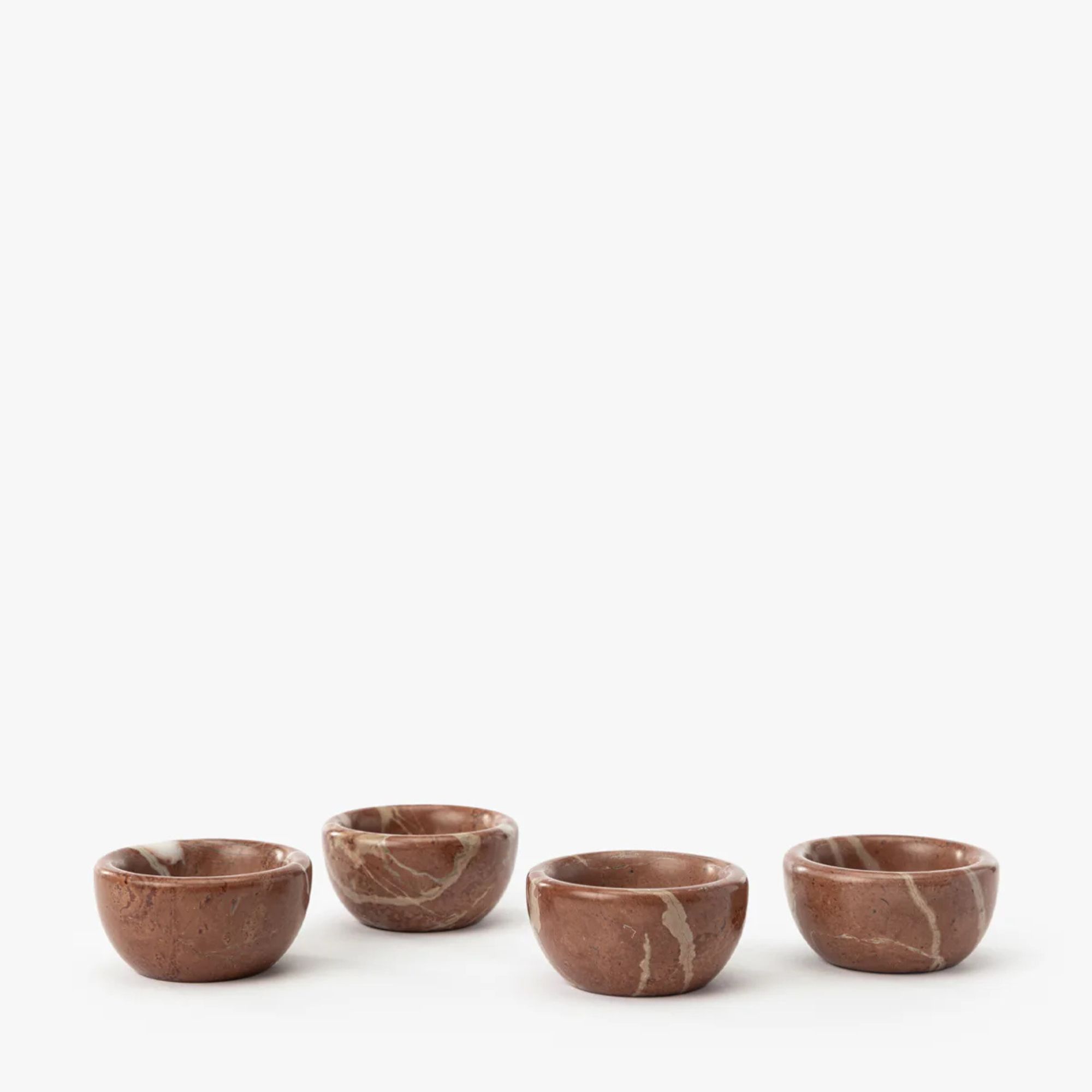 Red marble votives