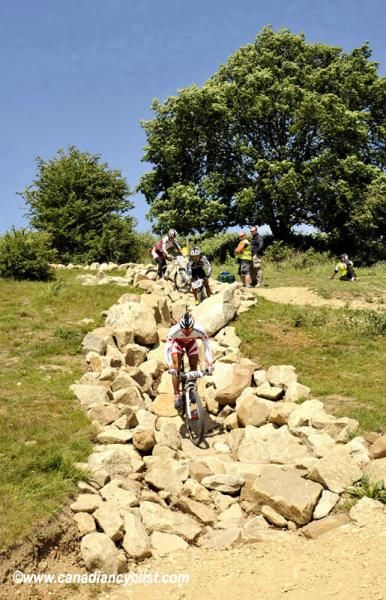 This is a narrow rock garden, with little margin for error.