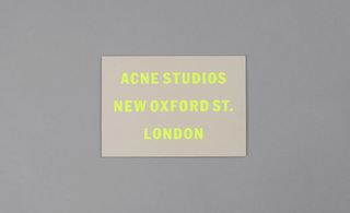 Acne studios invitation