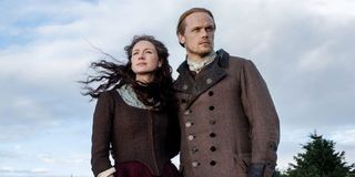 Caitriona Balfe and Sam Heughan in Outlander 2020