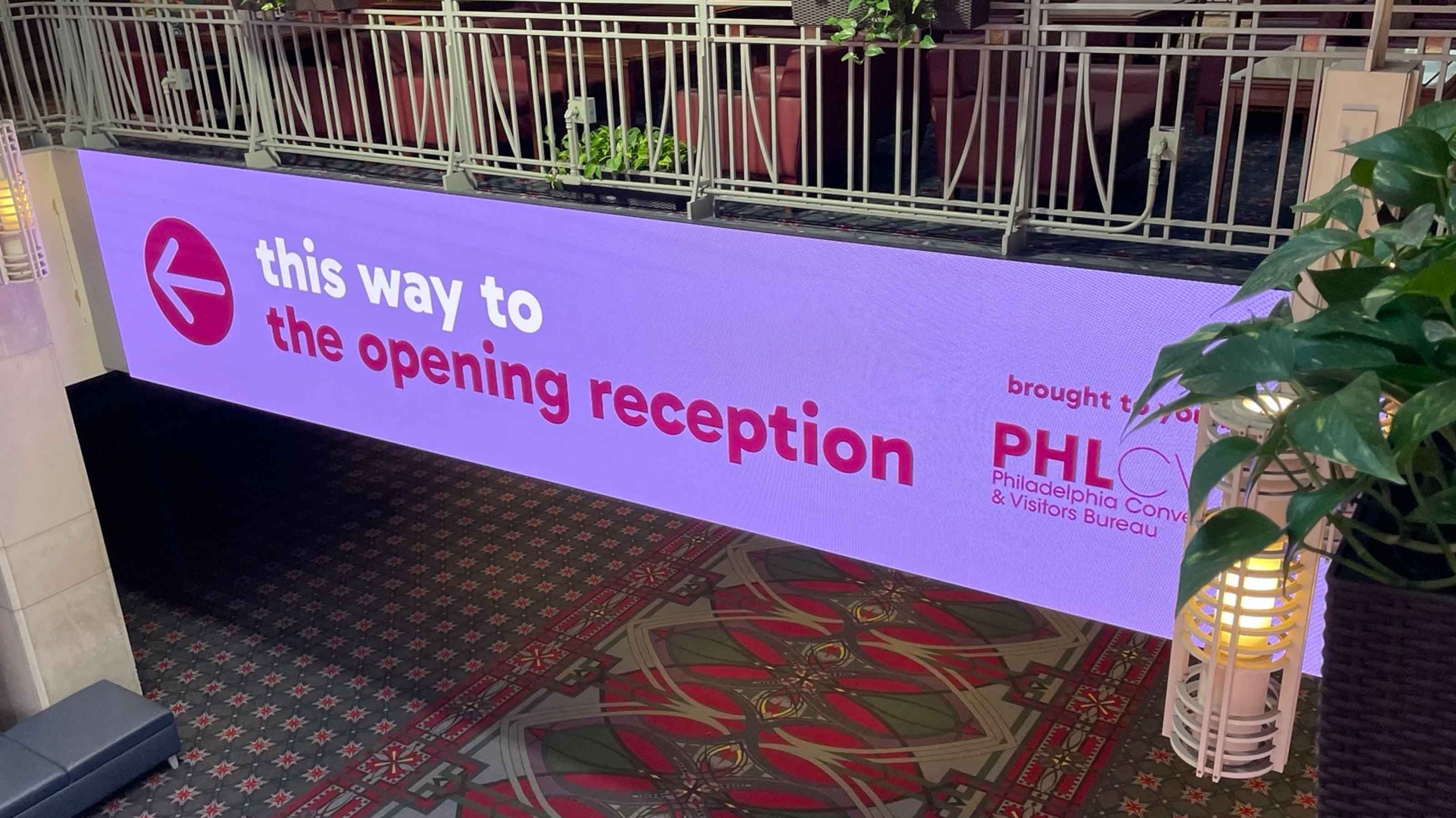 PCC Digital Signage Wayfinding Example