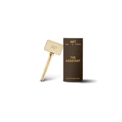 Akt, the Assistant. Tube Squeezer Key — the Key to Zero Waste. 100% Plastic Free & Recyclable — Squeeze Out Every Last Drop of Your Natural Deodorant Balm From Akt London