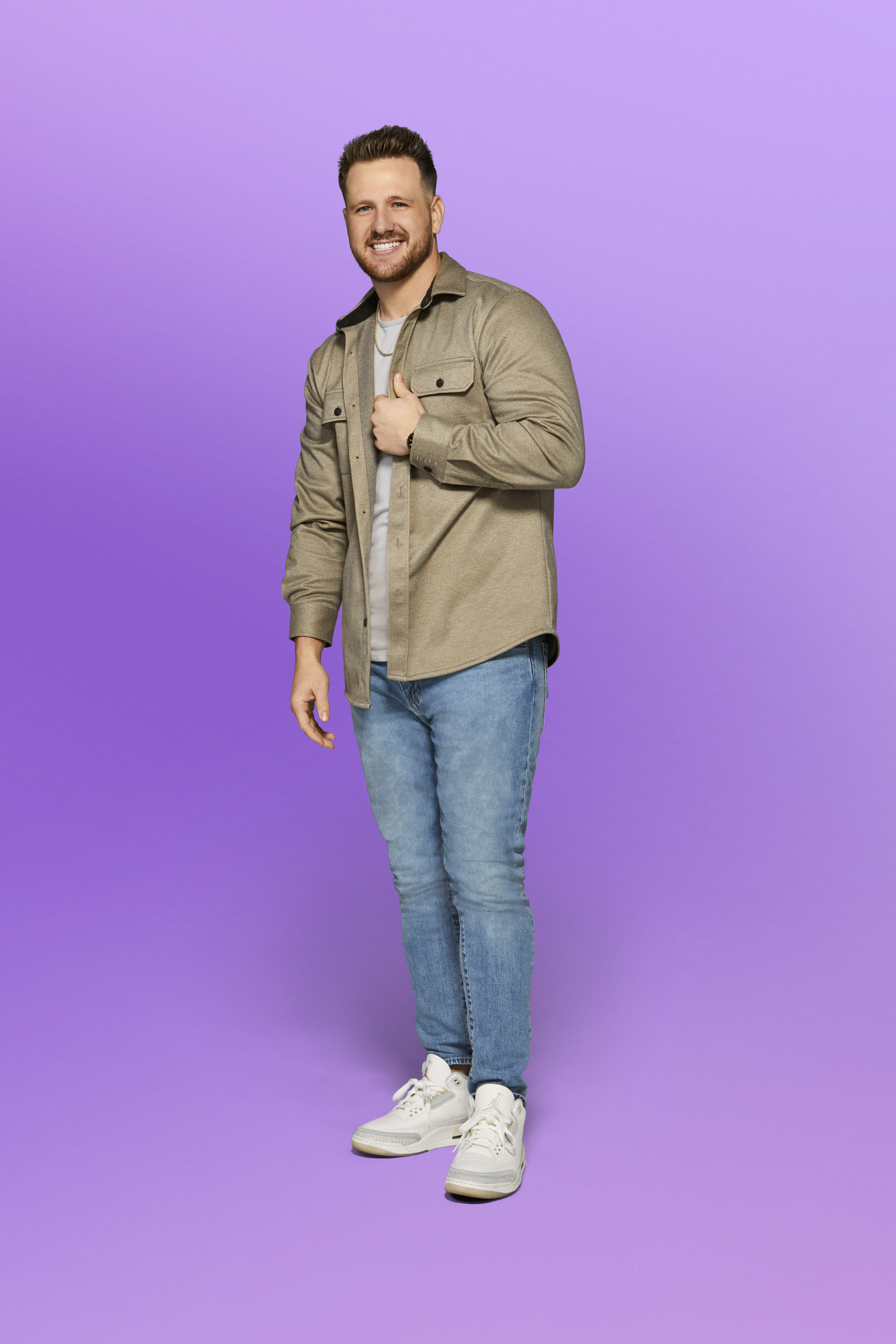 Love is Blind Season 9. Dylan Mustoe in Love is Blind S9. Cr. Adam Rose/Netflix Â© 2025