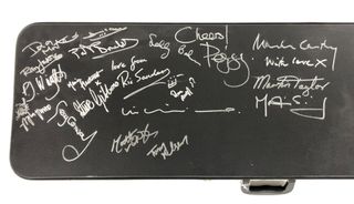 Players, including British folk legend Martin Carthy, have even signed the guitar's case