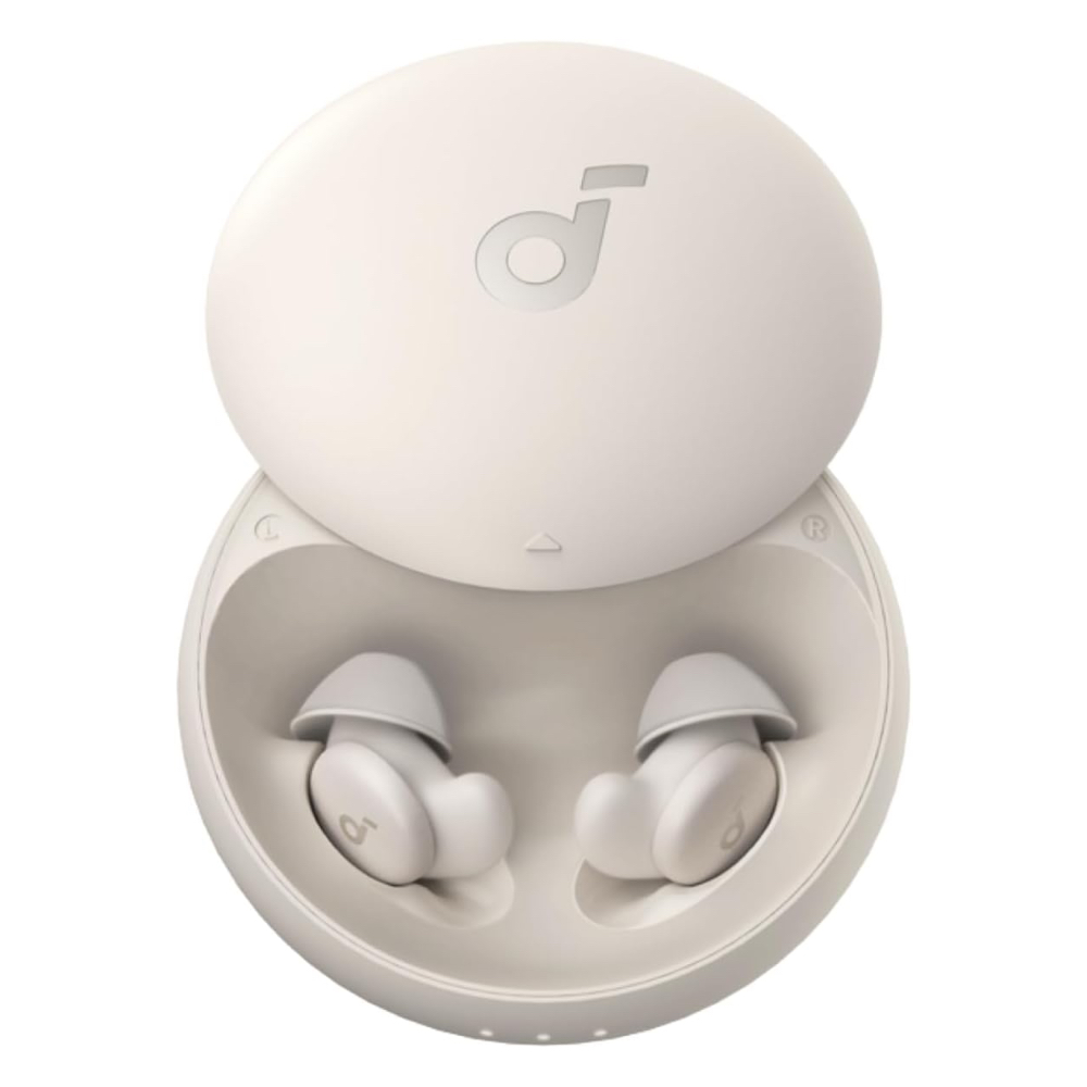 A product render of the Anker Soundcore Sleep A20 against a white background.