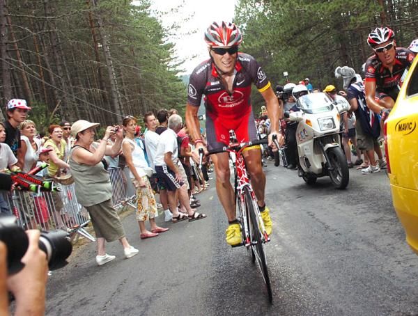 Christopher Horner (RadioShack) on stage 12's final climb.