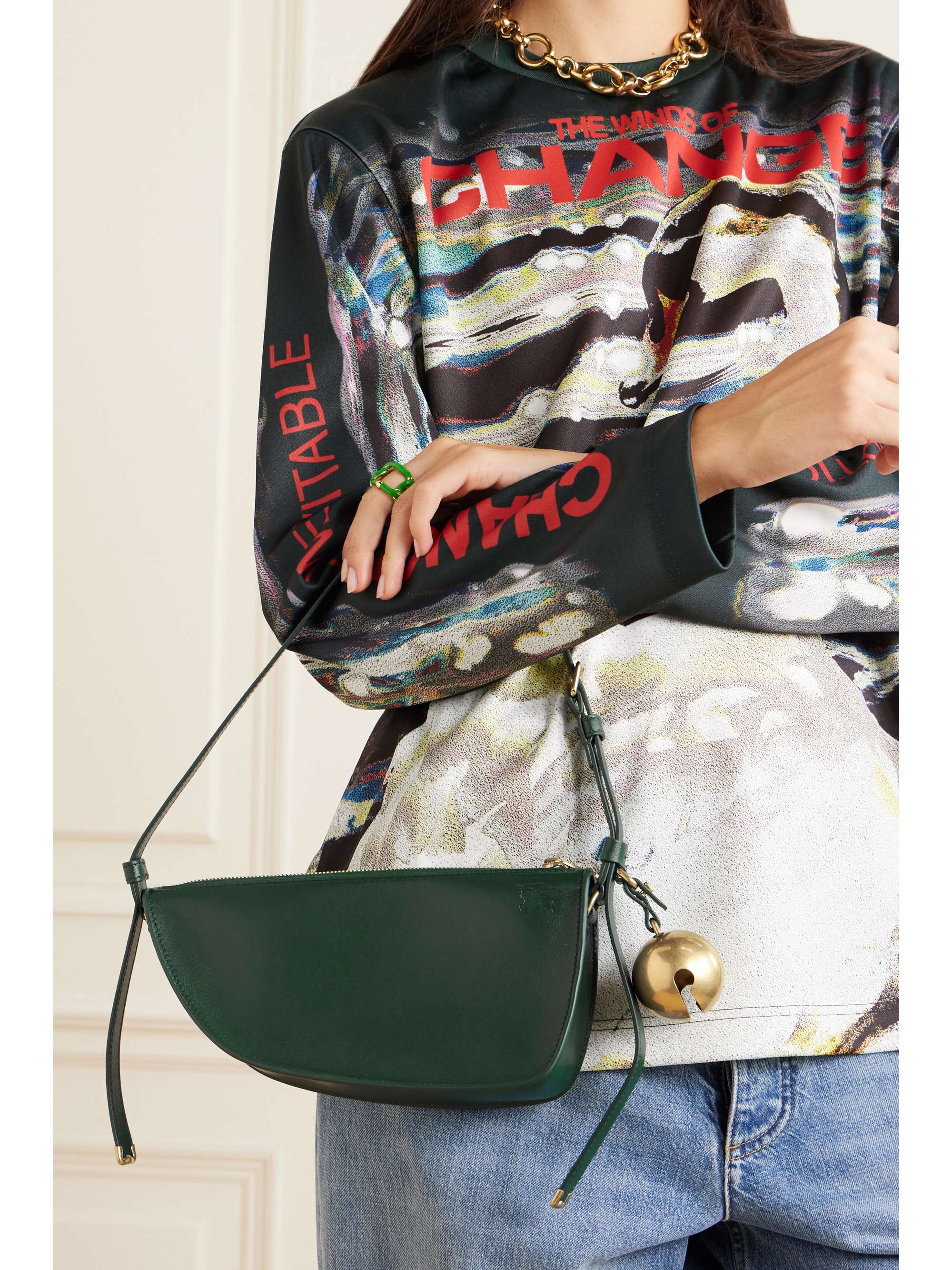 Leather Shoulder Bag