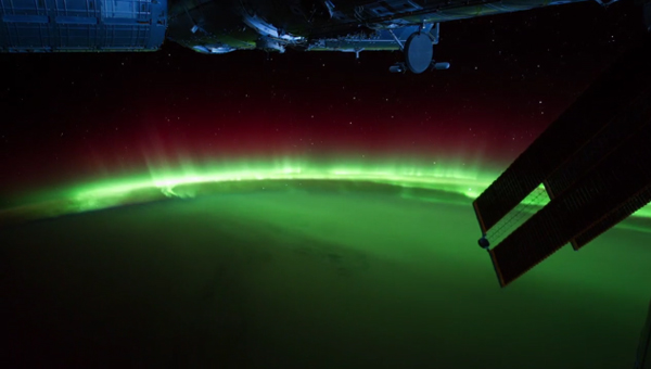 Aurora Borealis from the International Space Station