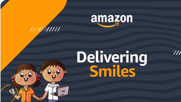 Amazon India has launched a new campaign called Delivering Smiles