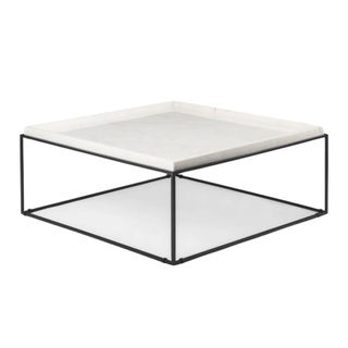 A square coffee table