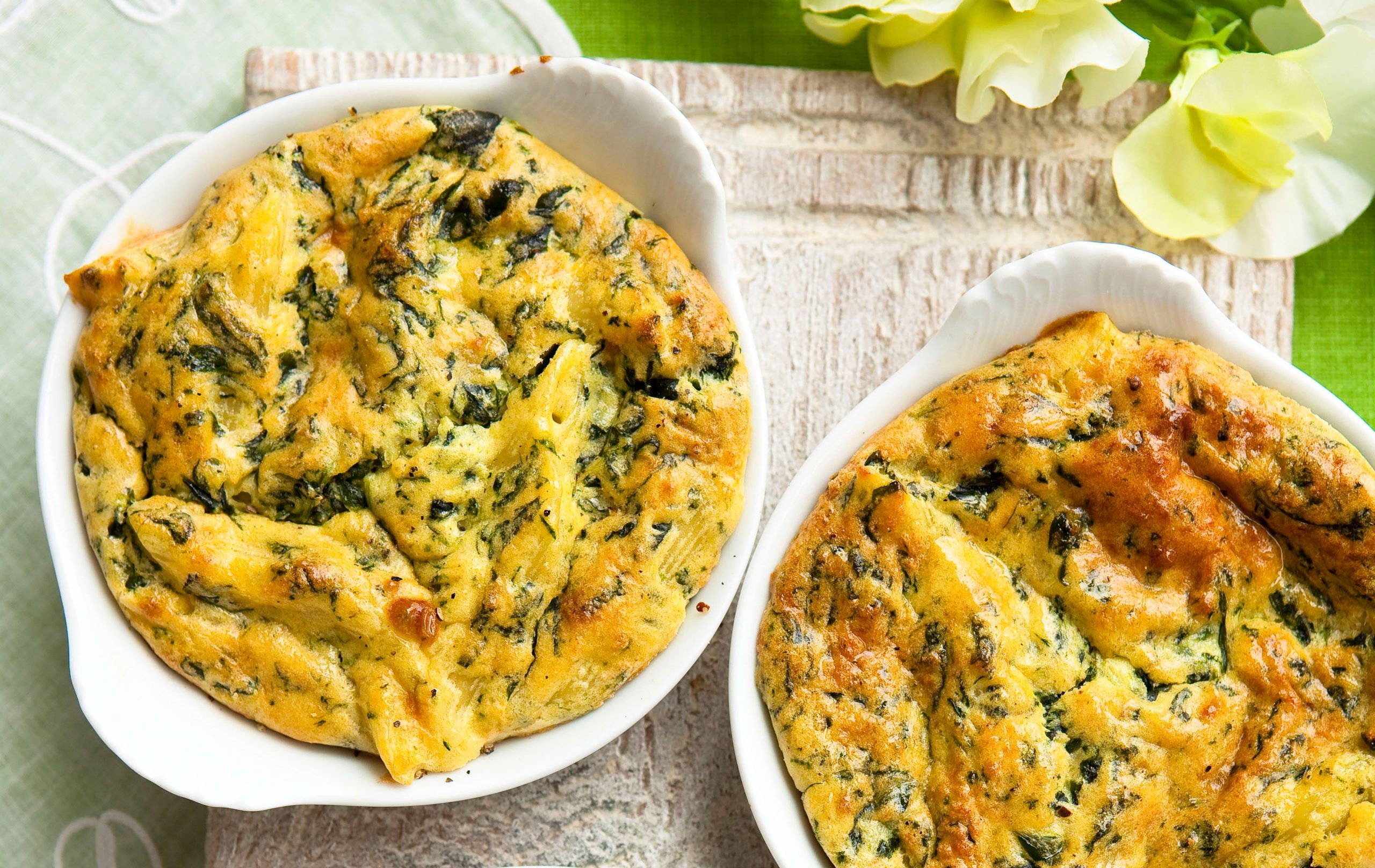Cheese and spinach pasta bake recipe