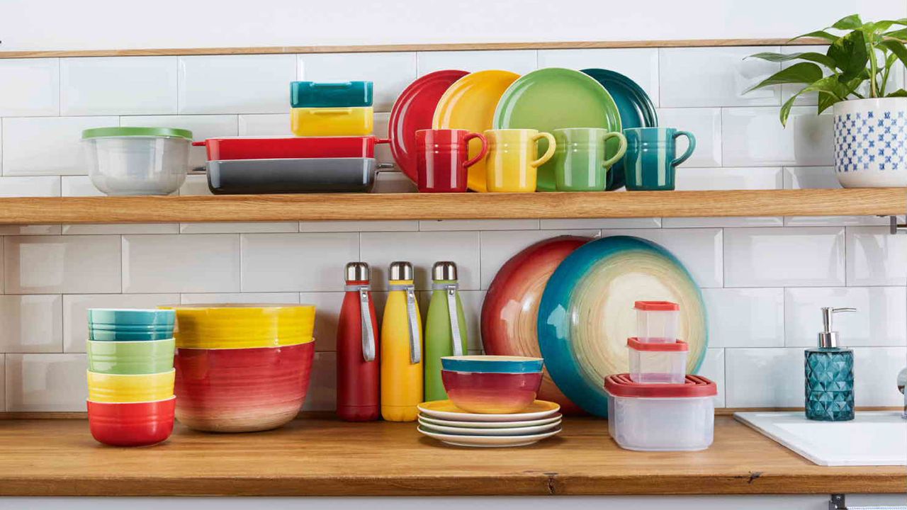 Lidl Le Creuset style rainbow pots