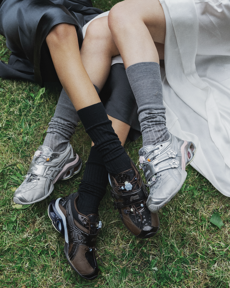 Photo of Cecilie Bahnsen's new sneaker collaboration with Asics