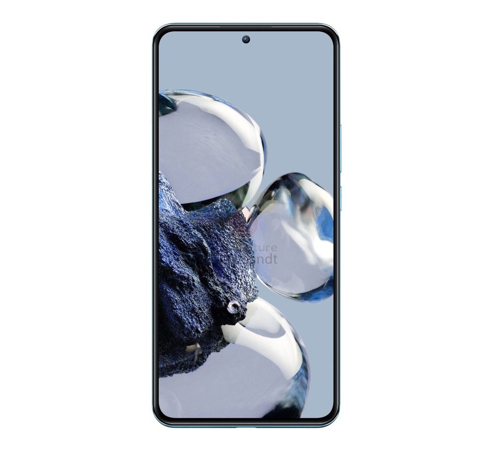 Leaked render of the Xiaomi 12T Pro display