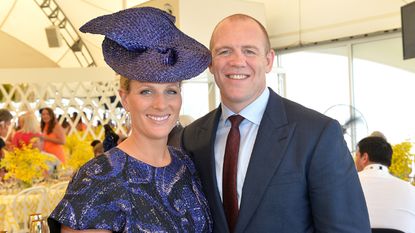 Zara Phillips and Mike Tindall attend the Magic Millions Raceday at Gold Coast Turf Club on January 9, 2016 in Gold Coast, Australia.