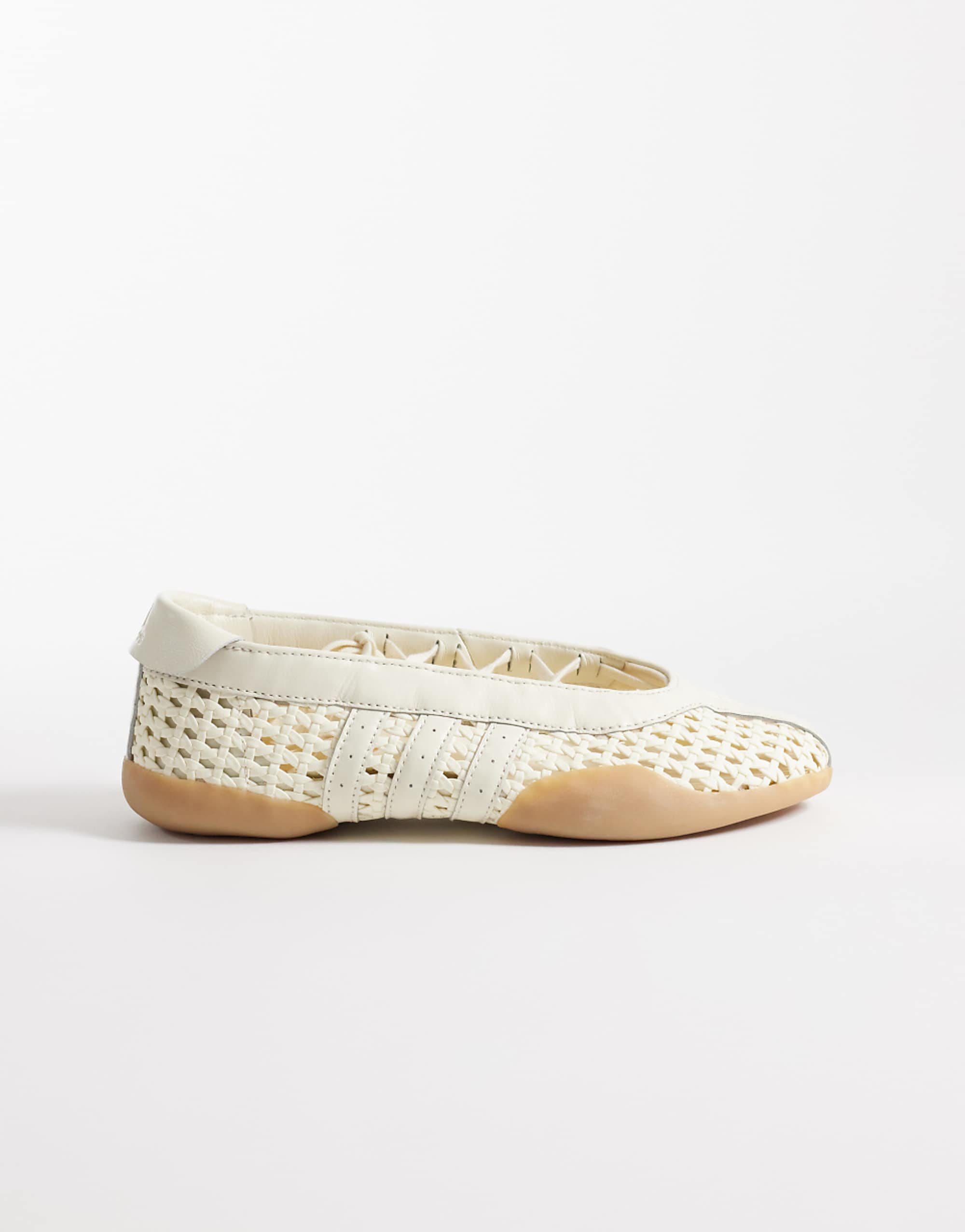 Adidas Originals Taekwondo May Crochet Ballet Flats (Off-White)