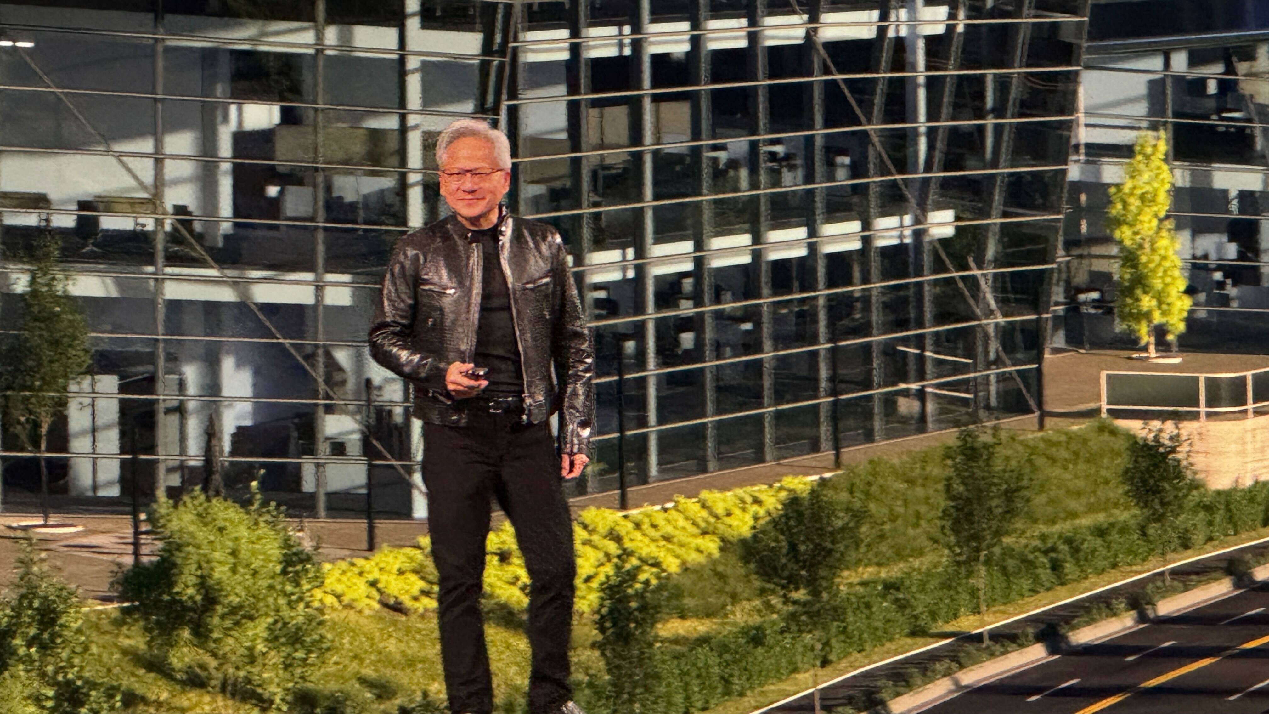 Jensen Huang on stage at Computex 2026