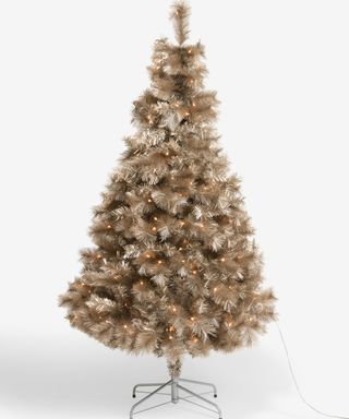 Next Champagne Gold Pre Lit 6ft Christmas Tree