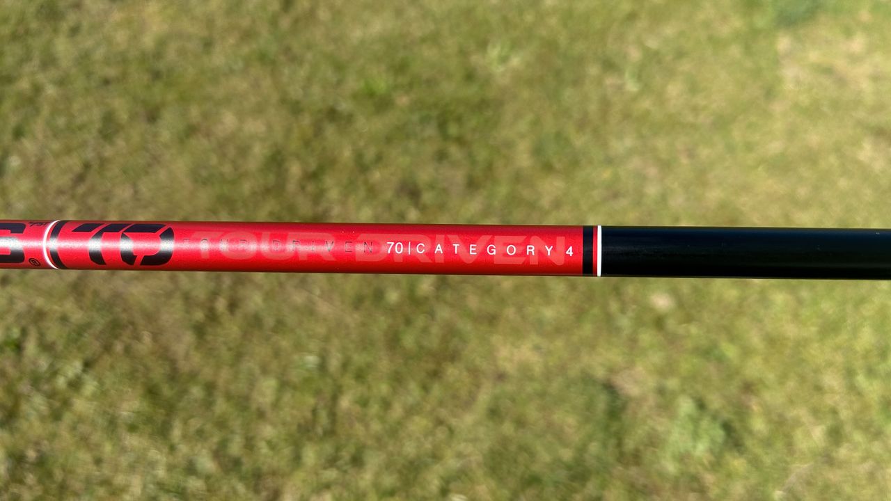 Photo of the shaft in the Eleven Golf FW1