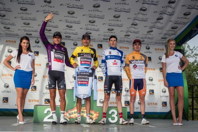 The jersey winners after stage 4.