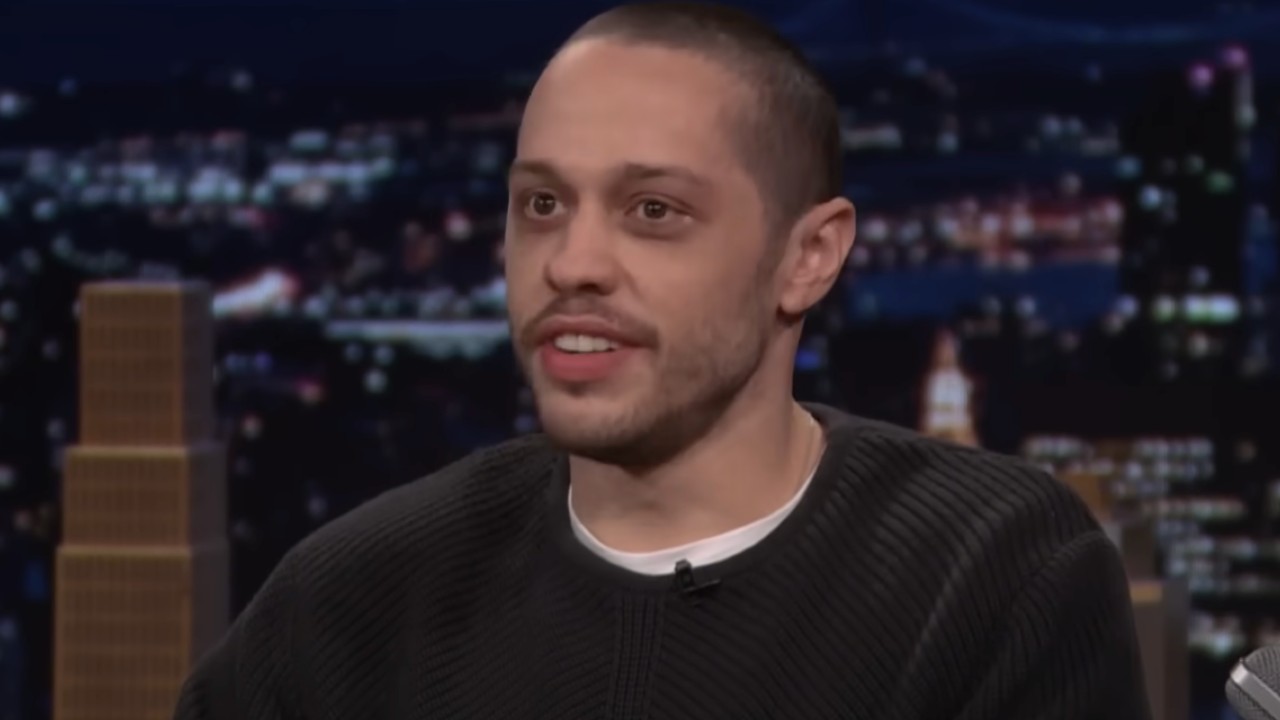 Pete Davidson discussing fatherhood on The Tonight Show