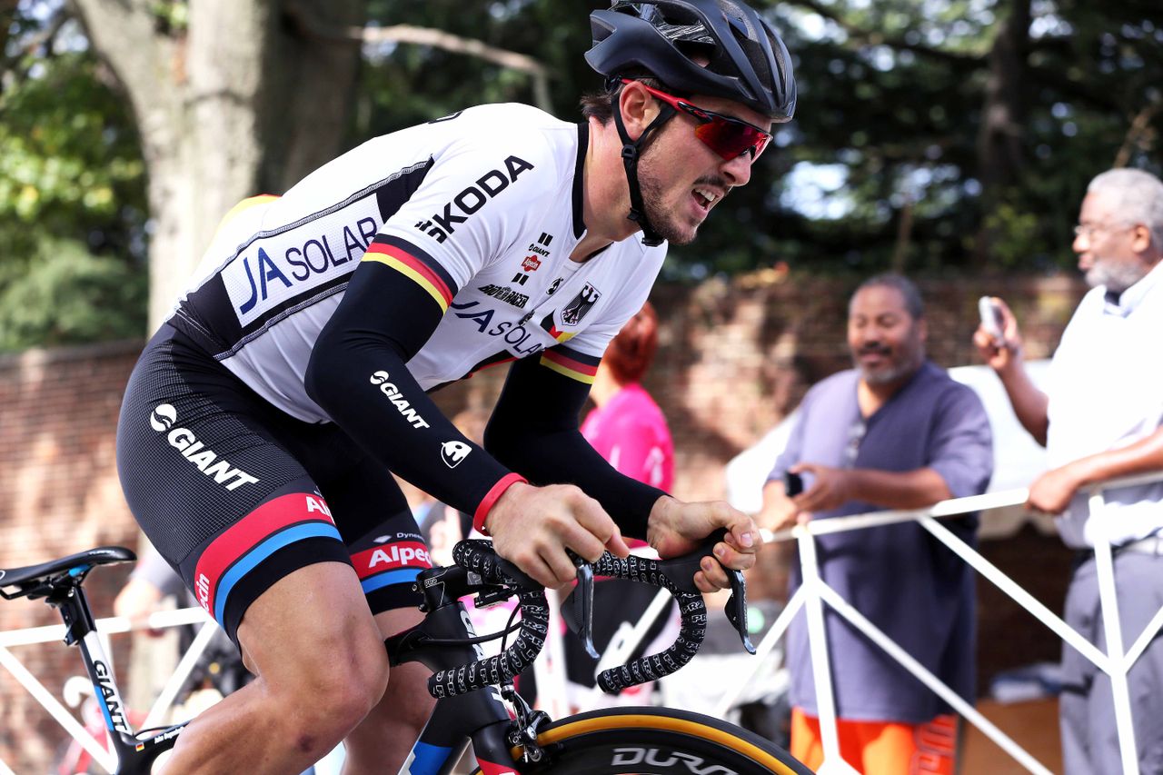 John Degenkolb (Germany) grits his teeth while putting in an effort