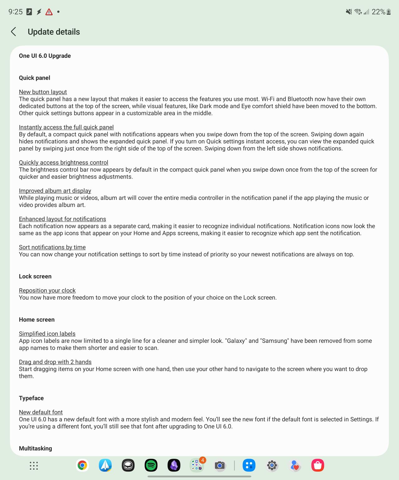 One UI 6 beta 1 changelog for Galaxy Z Fold 5