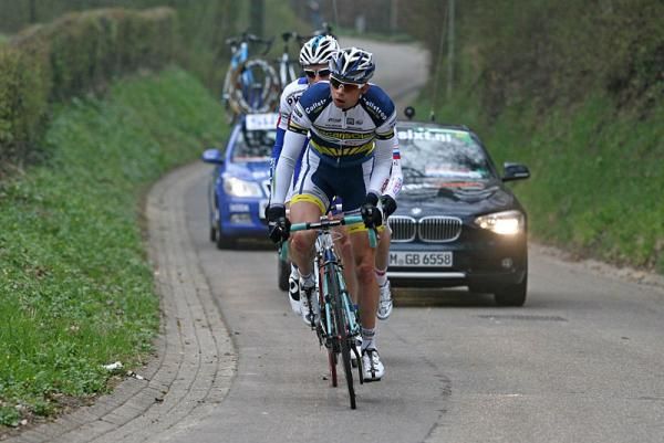 Bert-Jan Lindeman (Vacansoleil-DCM) in the break