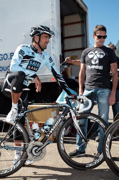 Sebastian Haedo (Saxo Bank) hasn't been back to race in the States for quite a while.