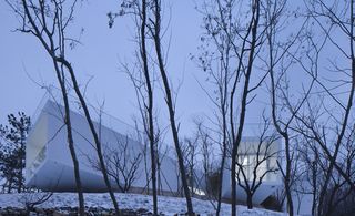 Viewing Pavilion on Hill by Trace Architecture Office
