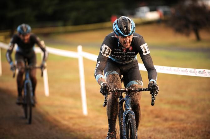 Ben Berden (RALEIGH/CLEMENT) sat in second patiently waiting