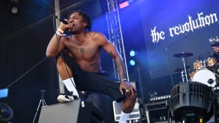 Native James on stage