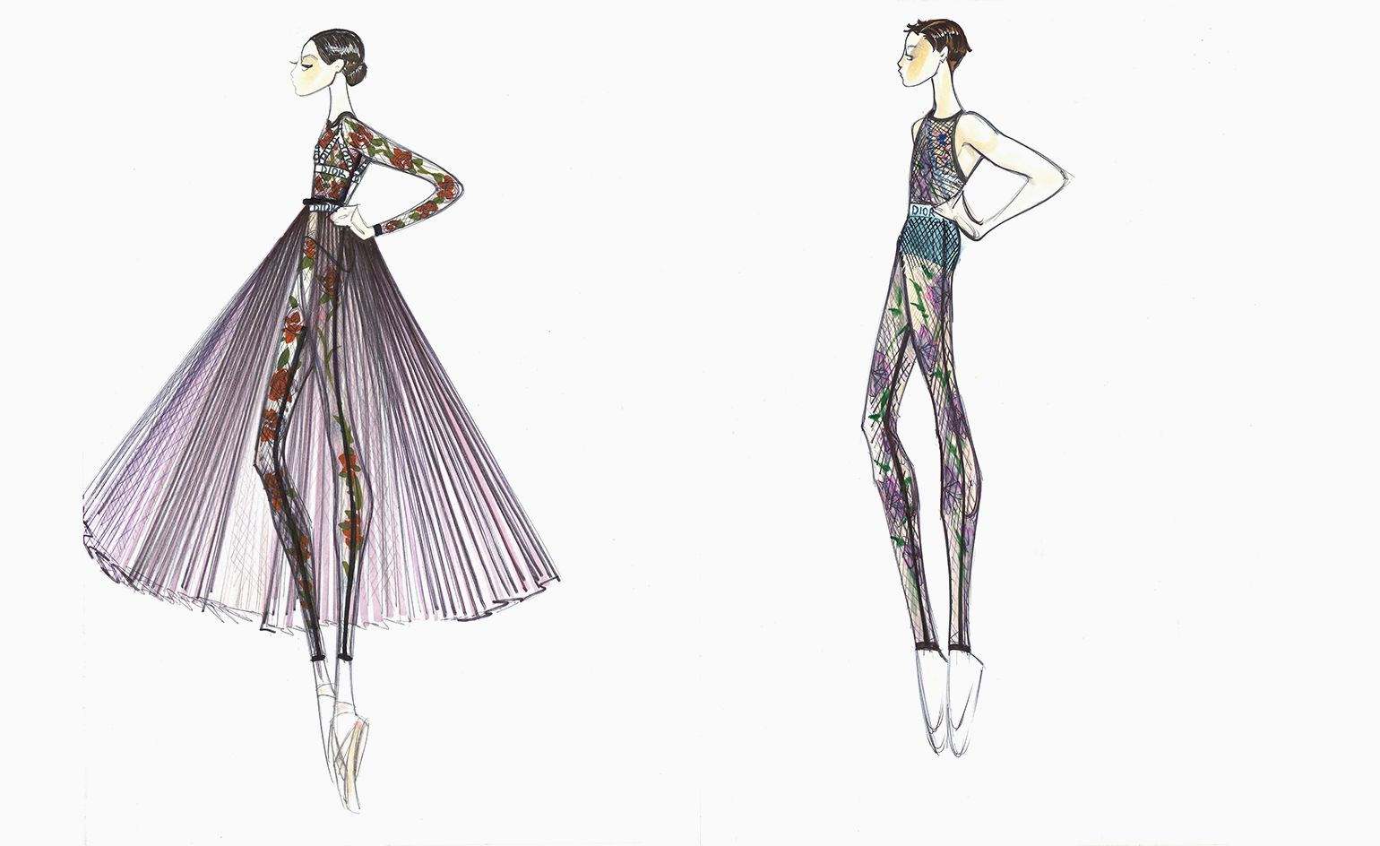 Dior designs costumes for a Phillip Glass ballet in Rome | Wallpaper