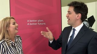 Lydia Bright and Ed Miliband talk about the 18-30 voter turnout