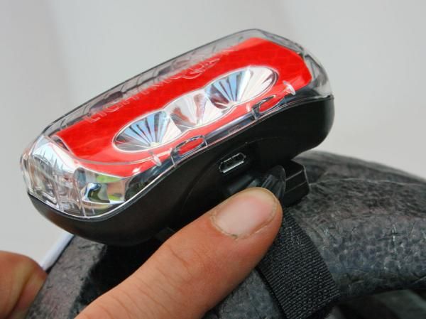 A mini-USB port is used to charge the onboard Li-ion battery - perfect for commuters.