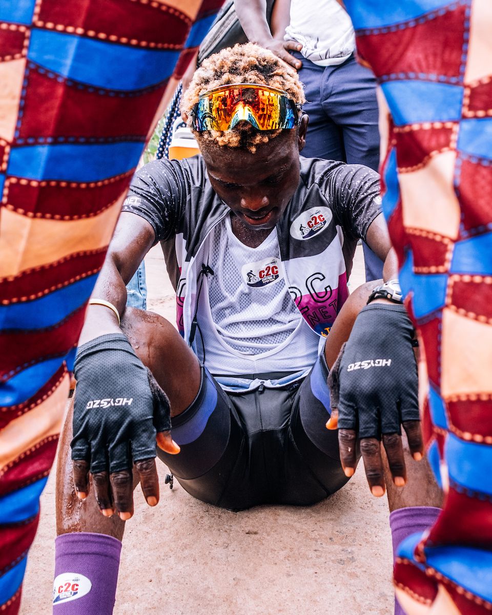 Picture by Oskar ScarsbrookSWpixcom 2630042023 Cycling SIS Science in Sport Tour de Lunsar 2023 Sierra Leone Africa