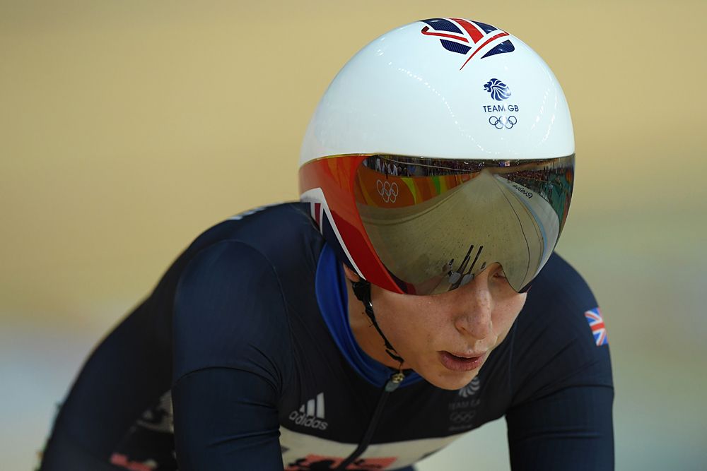 Laura Trott (Great Britain) in the women's Omnium time trial
