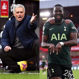 Jose Mourinho heaped praise on Tanguy Ndombele (Stu Forster/Laurence Griffiths/PA)