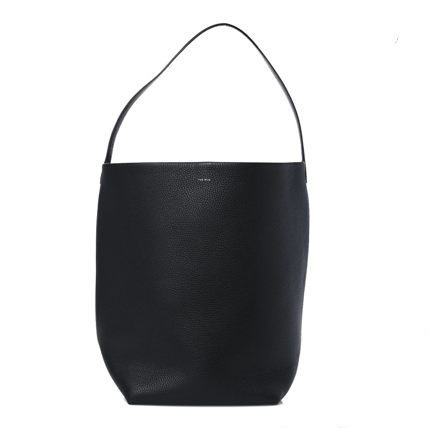 The Row, Grained Calfskin Large N/S Park Tote Black
