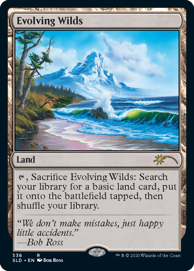 Magic: The Gathering Bob Ross cards