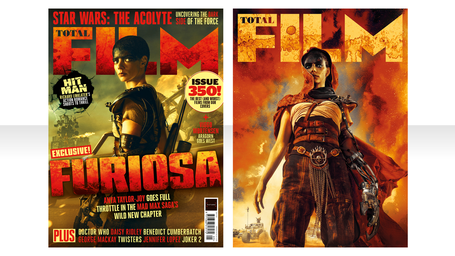 Total Movie's Furiosa: A Inflamed Max Saga covers